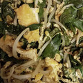 はみ日菜's cooksnap of when they made 油少なめ　モロヘイヤと油揚げの卵炒め.