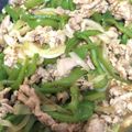 抹茶MILK's cooksnap of when they made 豚薄切り肉＆蓮根ピーマンの和風カレー炒め.