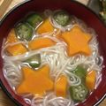 minmin012's cooksnap of when they made 七夕❀　すまし汁に広がる星空☆　七夕汁❀.