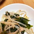 ポリシーチョコ's cooksnap of when they made mもやしとわかめとツナのポン酢和え.