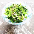 めみたん☆'s cooksnap of when they made 小松菜としめじの酢醤油和え♡.