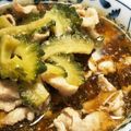 菜つ実☆ミ's cooksnap of when they made 苦味減！ゴーヤと豚バラの煮物.