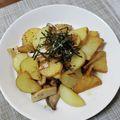 donuts★'s cooksnap of when they made エリンギとじゃがいものバター醤油炒め.