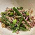 我が家のくろねこ's cooksnap of when they made いんげんとレッドオニオンのサラダ.