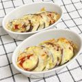ゆづキッチン's cooksnap of when they made ルクエで★博多屋台の味なすのチーズ蒸し？.