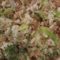 あゆたっくん's cooksnap of when they made そぼろとキャベツの和風炒飯.