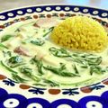ばぢこ's cooksnap of when they made ほうれん草とウィンナーのクリーム煮.