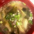 ♡まーちゃん♬'s cooksnap of when they made 茗荷味噌汁.