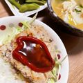 あたむ❤189's cooksnap of when they made 節約★チーズin豚もやしハンバーグ♡.