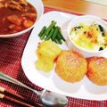 sy＊'s cooksnap of when they made 粉チーズがカリカリな洋風焼きおにぎり♡.