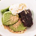 ゆるмαмα's cooksnap of when they made なめらか抹茶アイス（卵不使用）.
