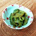 ｊｏｃｏｍｏｍｏｌａ's cooksnap of when they made 苦くない、ご飯のお供にゴーヤの佃煮.
