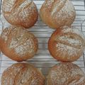 八百屋の女将's cooksnap of when they made 全粒粉のプチフランスパン.