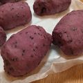 コロナで料理始めた人's cooksnap of when they made 白神こだま酵母で紅芋ロールパン.