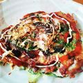 クックY151A☆'s cooksnap of when they made モロヘイヤのお好み焼き！.
