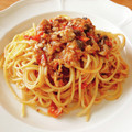 Emihann's cooksnap of when they made 簡単！さば缶とトマトのスパゲッティ.