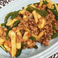 tikariri's cooksnap of when they made じゃがいも･ピーマン･豚ひき肉の甘辛炒め.