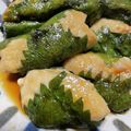 amileamila's cooksnap of when they made 簡単に出来る♪ささみの大葉照り焼き.