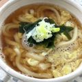 あおむし26's cooksnap of when they made 5分で　柚子香る【卵わかめうどん】.