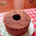 キャラメルmama♡'s cooksnap of when they made チョコレートシフォンケーキ(21cm).