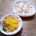 ポニーリボン's cooksnap of when they made 豆腐のお月見団子☆かぼちゃあん.