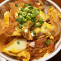 ユキブルーコスモス's cooksnap of when they made 簡単カツ丼！残り物の揚げ物でも！.