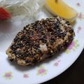 masaetsu's cooksnap of when they made メカジキの二色胡麻揚げ.