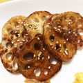 水玉ぱじゃま's cooksnap of when they made チョー簡単♪♪れんこんの甘辛酢炒め～♥♥.