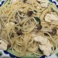 とぉみ98☆'s cooksnap of when they made シメジと鶏ささみの和風パスタ.