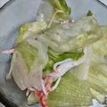 ちゃこちゃぁ's cooksnap of when they made レタスとカニかまのさっぱりマリネ.