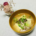 Laufen's cooksnap of when they made 厚揚げとしめじの味噌汁♪.