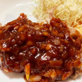 はなのかくめいじ's cooksnap of when they made めちゃ旨い❤豚ロースの玉ケチャ炒め.