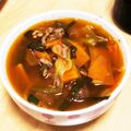 クック818U89☆'s cooksnap of when they made 挽き肉とニラのキムチスープ＊.