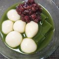 ゆうきぴぴっく's cooksnap of when they made 冷やし抹茶白玉ぜんざい.