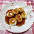 papepo☆'s cooksnap of when they made 【もうすぐお月見】豆腐白玉みたらし団子.