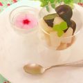 hikarin♪'s cooksnap of when they made 季節のフルーツパフェ(桃のパフェ).