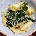 ＪＵＮちゃン's cooksnap of when they made 油揚げとしらすとわかめのごま油炒め.