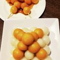 oAyakao's cooksnap of when they made かぼちゃ入り♪　黄色い月見団子❀.