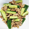 ミロ9607's cooksnap of when they made 豚ときゅうりの香味炒め.