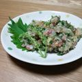 クックI7I5L1☆'s cooksnap of when they made いなだ(鰤)の味噌たたき♪季節の薬味で！.