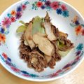 ★ぴよぴよ501★'s cooksnap of when they made 牛肉とエリンギとチンゲン菜の中華炒め煮♪.