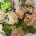 クックQM7AMR☆'s cooksnap of when they made ブロッコリーと鶏モモ肉の塩麹炒め.