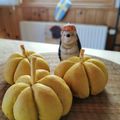 カバゴン's cooksnap of when they made かぼちゃパン・南瓜餡がうまーい♡.