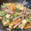 Hanachan13's cooksnap of when they made スパムでゴーヤチャンプルー.