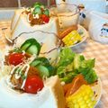 ♡Fuwari♡'s cooksnap of when they made コロッケ☆ポケットサンド♪.