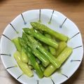 みぃくんのママ's cooksnap of when they made 簡単副菜☆アスパラガスのナムル.