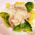 なーなちゃん's cooksnap of when they made m簡単！鶏とじゃが芋のフォンデュソース.