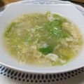 さつまいも♥️'s cooksnap of when they made 手抜きレタスープ.