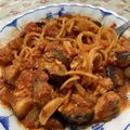 クックKWTBSA☆'s cooksnap of when they made サバ缶とトマト缶のコクうまパスタ.