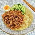 在宅勤務のおじさん's cooksnap of when they made 冷やし坦々麺.